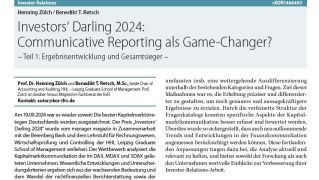 Investors‘ Darling 2024: Communicative Reporting als Game-Changer?